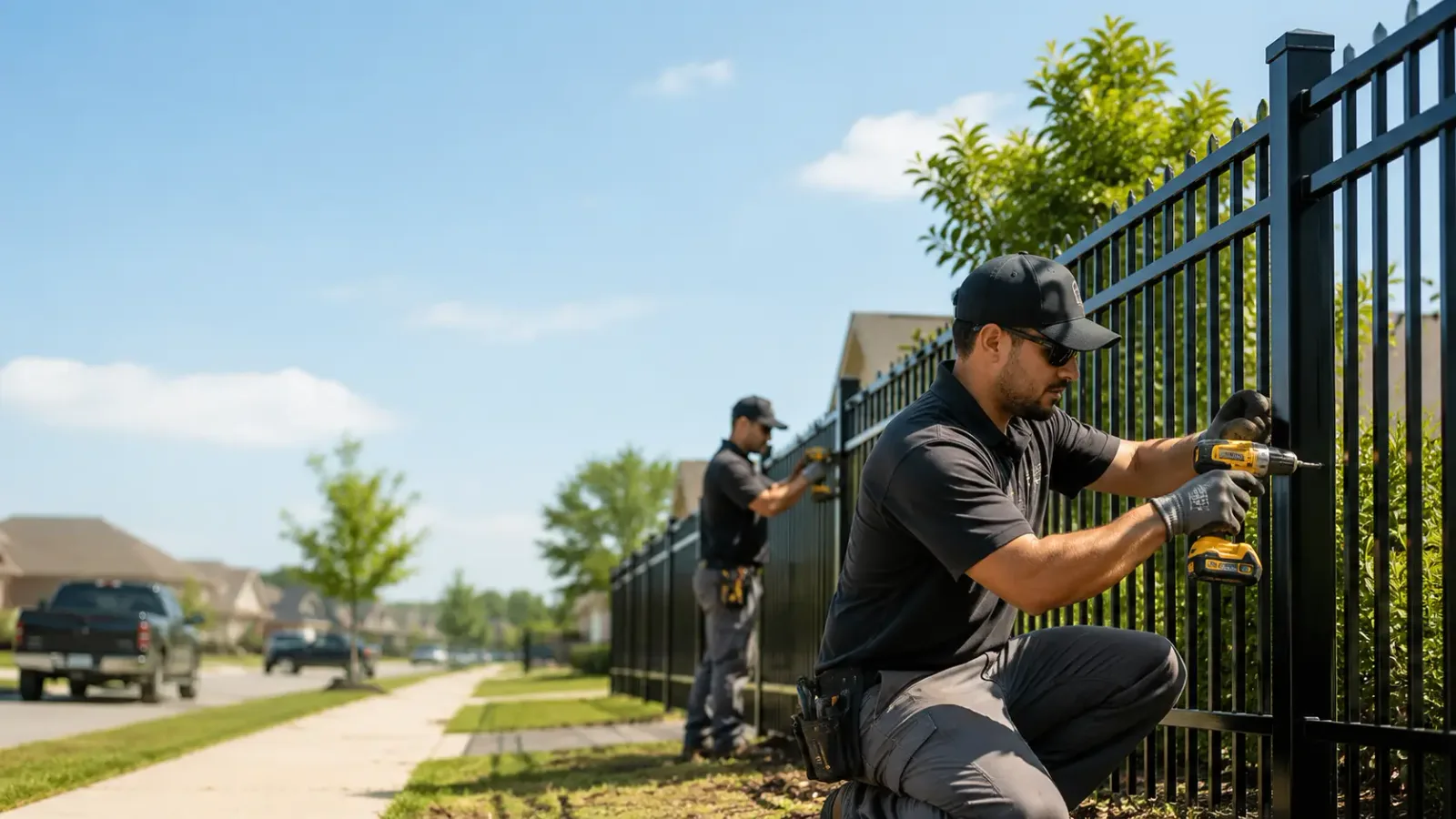 Metal Fence Installation in Bahama, NC